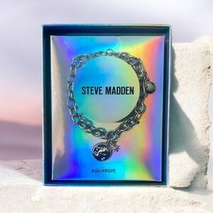 Steve Madden Silver Chain Link Bracelet